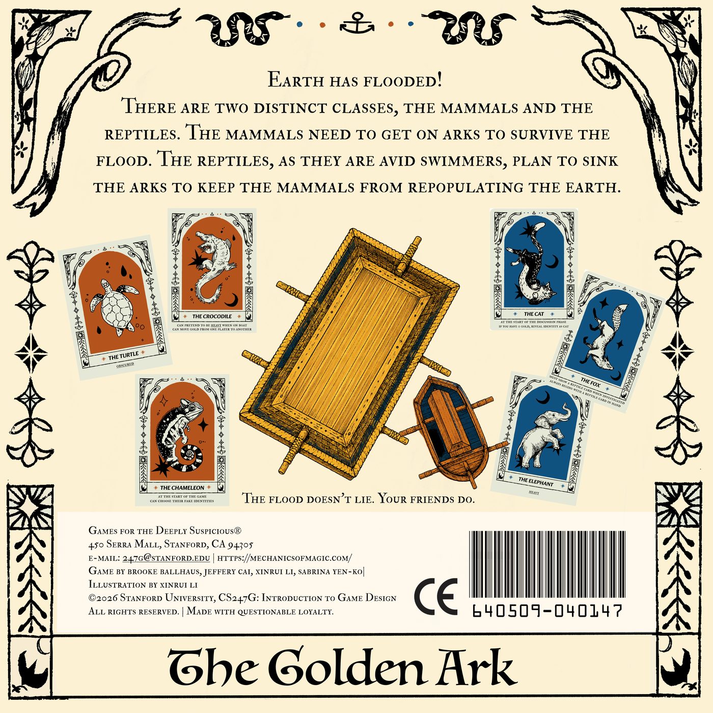 Box art, back